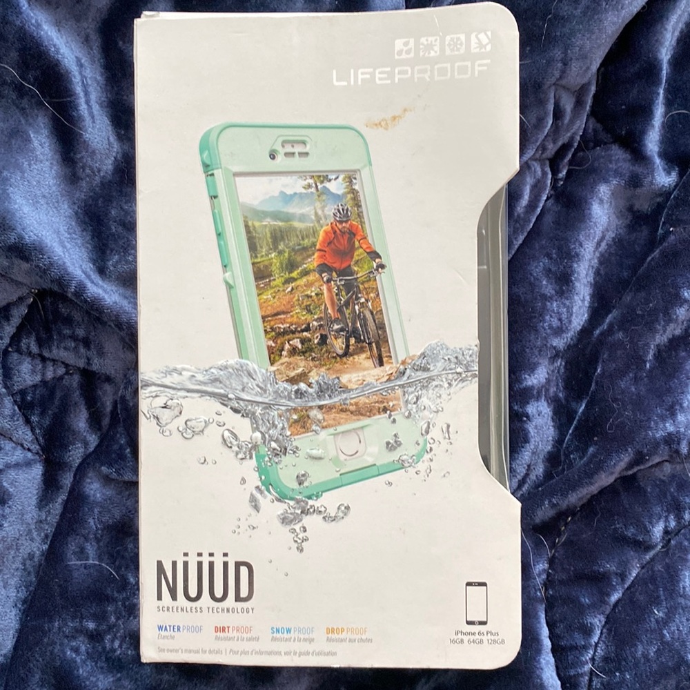 Life proof aquamarine waterproof dirt , snow ,drop proof case for 6S plus